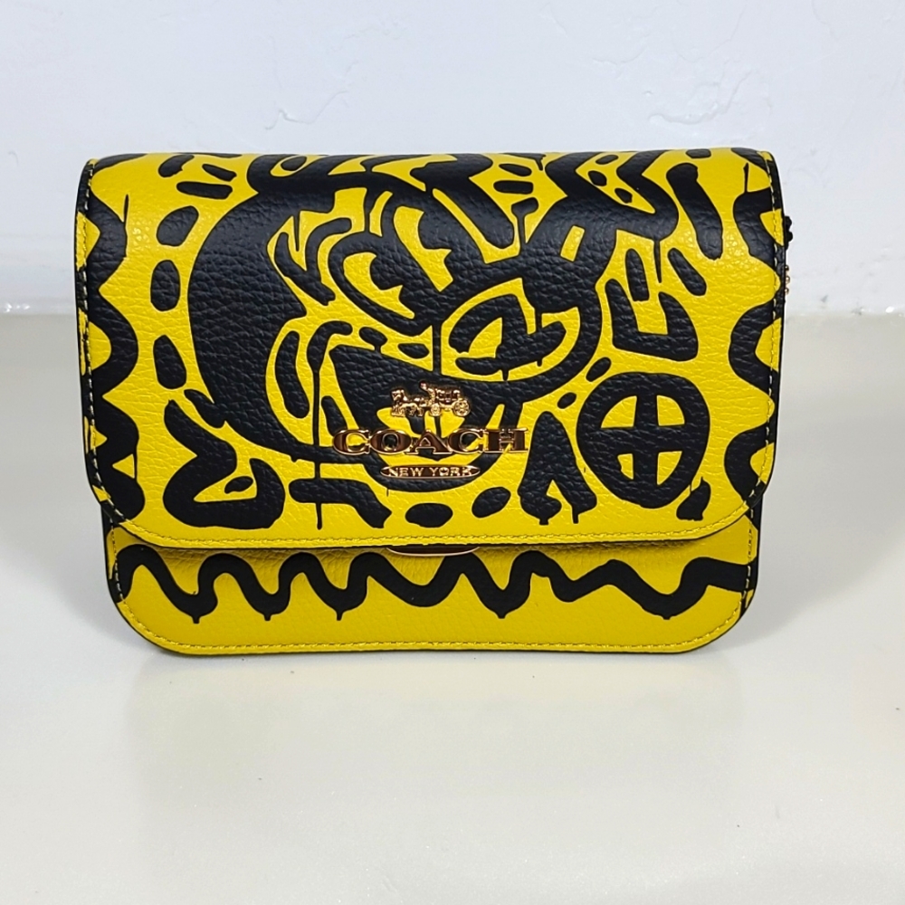 COACH Mickey Mouse Mini Brynn Crossbody Handbag